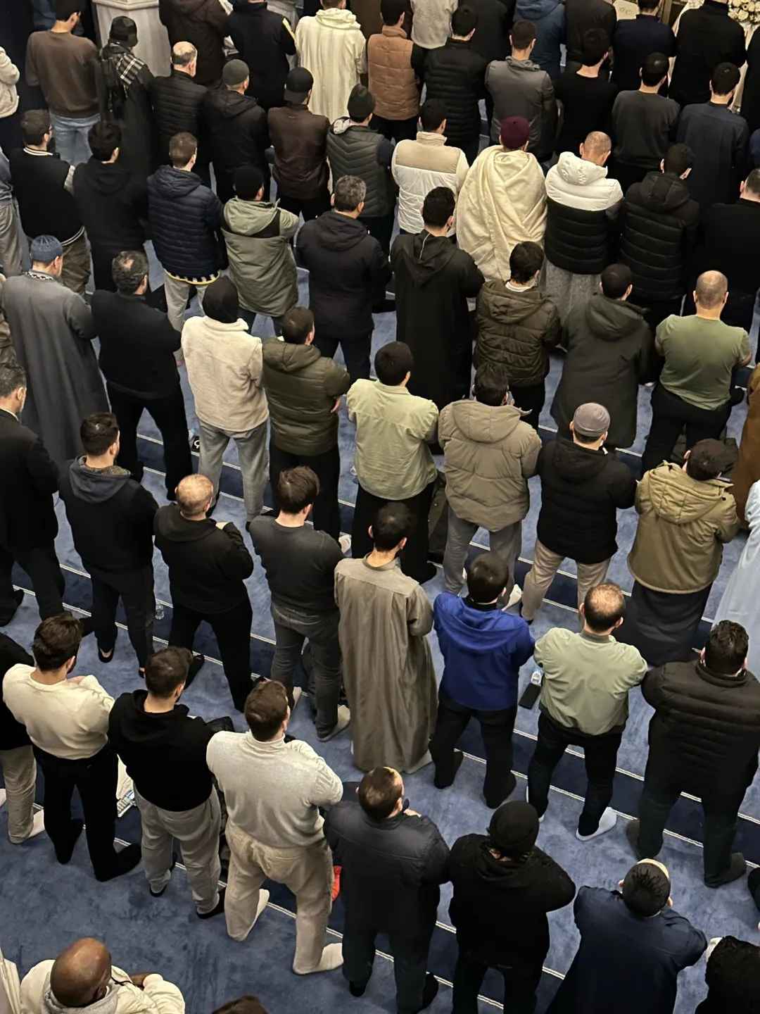 Around 150 people pray here on an ordinary day, across the five daily prayers.